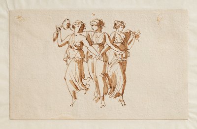 Tre dansande bacchantes av Bertel Thorvaldsen